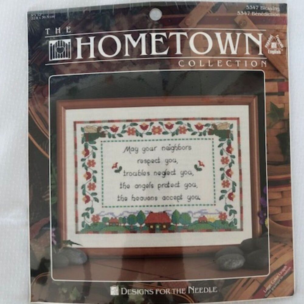 Vintage Cottagecore Counted Cross-stich Kit "Blessing"